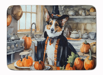 Corgi Fall Kitchen Pumpkins Memory Foam Kitchen Mat