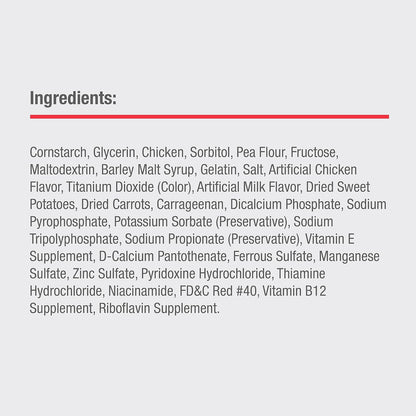 Mini Chews, Made with Real Chicken, Rawhide Free Chews for Dogs, 24 Count