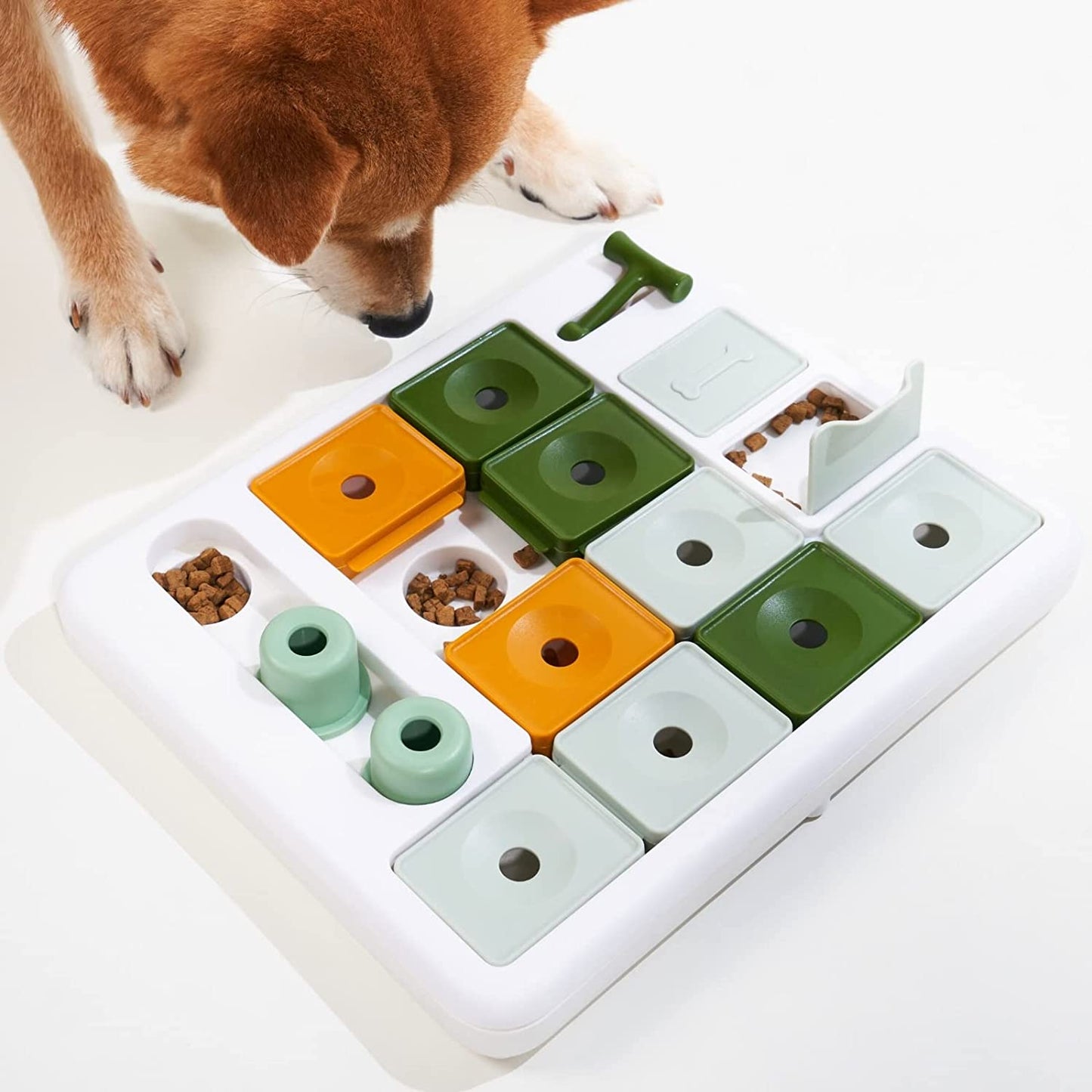 Dog Puzzle Toy 3 Levels, Mental Stimulating for Boredom and Smart Dogs, Treat Puzzle for All Breeds Dog