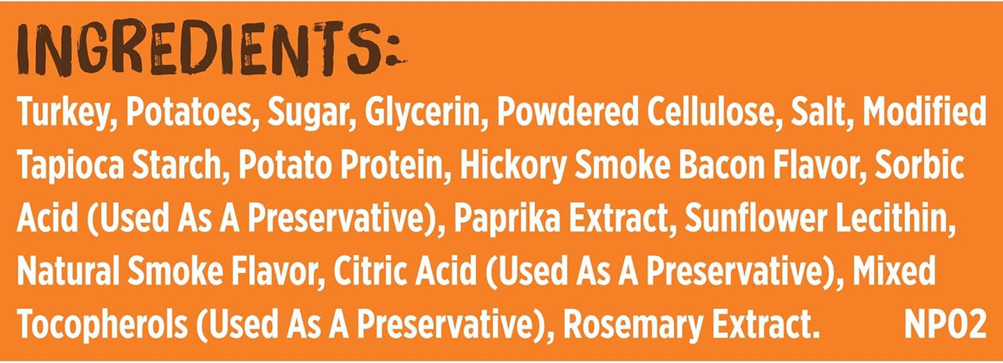 Rachael Ray  Turkey Bites with Hickory Smoke Bacon Flavor Dog Treats, 12 oz Pouch