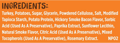 Rachael Ray  Turkey Bites with Hickory Smoke Bacon Flavor Dog Treats, 12 oz Pouch