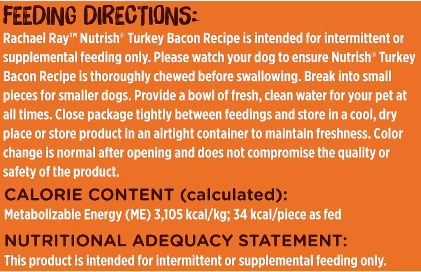 Rachael Ray  Turkey Bites with Hickory Smoke Bacon Flavor Dog Treats, 12 oz Pouch