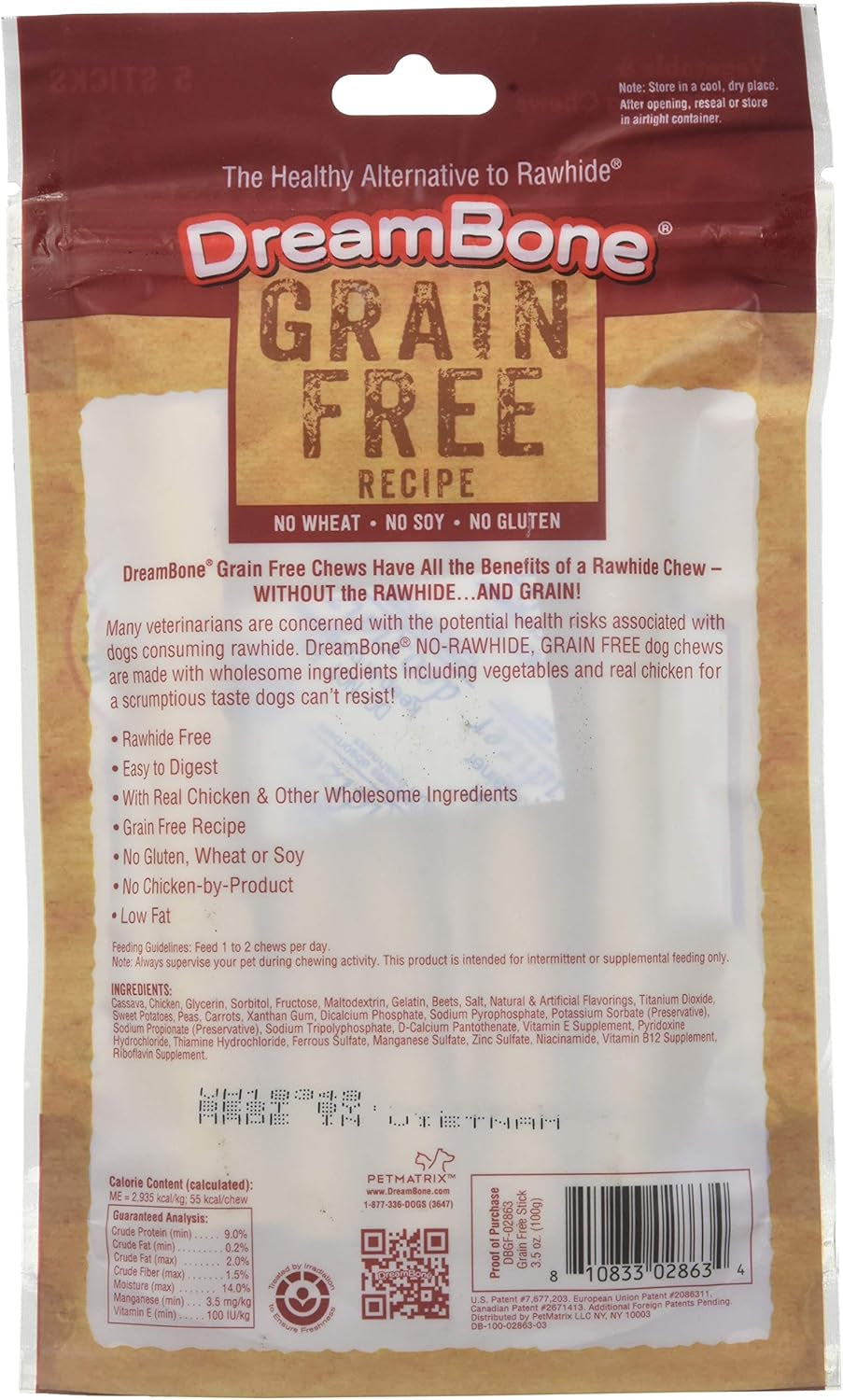 Dreamsticks, Treat Your Dog to a Chew Made with Real Chicken and Vegatables