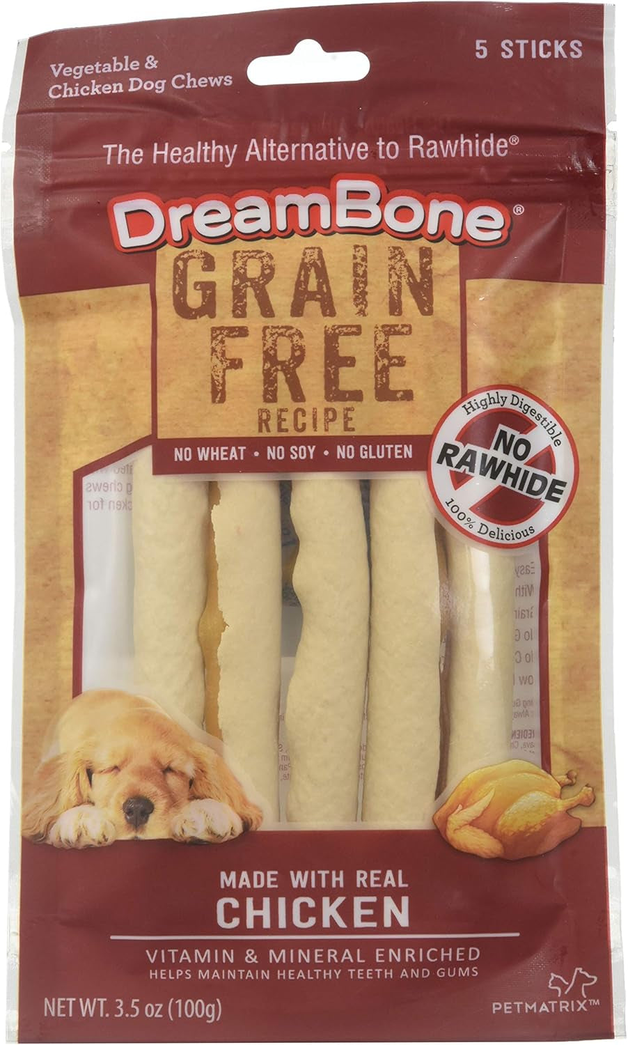 Dreamsticks, Treat Your Dog to a Chew Made with Real Chicken and Vegatables